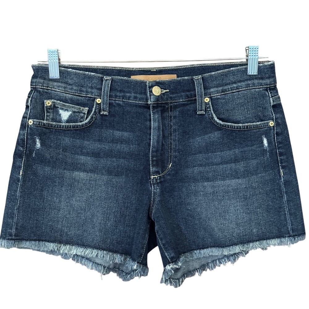Joe's Jeans The Ozzie 4" Cut Off Denim Shorts Size 28 Distressed Stretch